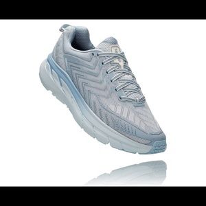 Hoka blue running shoes